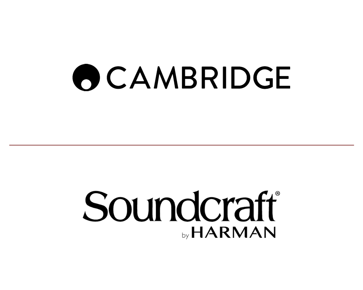 Marcas Cambridge Audio e Soundcraft
